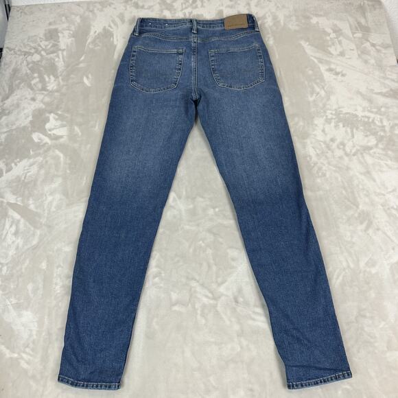 American Eagle Jeans Mens 28x34 Blue Denim Athletic Fit Stretch Skinny Preppy - Picture 11 of 13